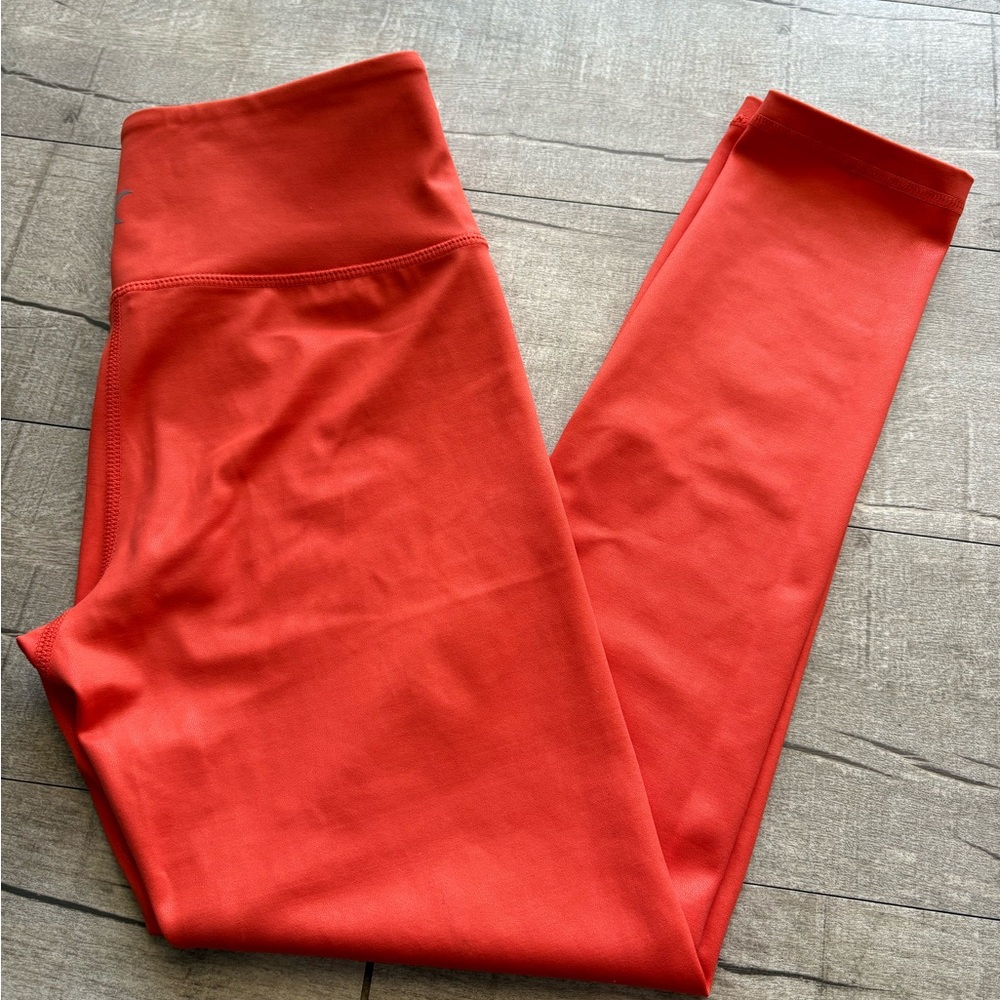 Ziya Active Tangerine Metallic Leggings